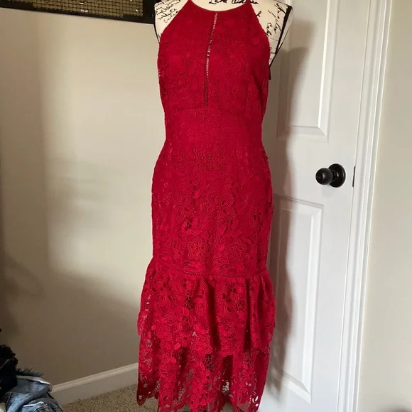 rachel zoe red dress Rachel Zoe Day dress - red - (Pre-owned)